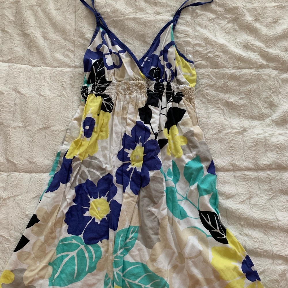 Lined Floral Dress